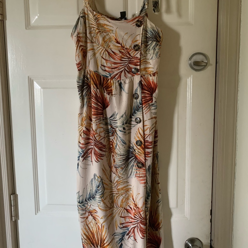 Primark Sleeveless tropical print dress, size 10